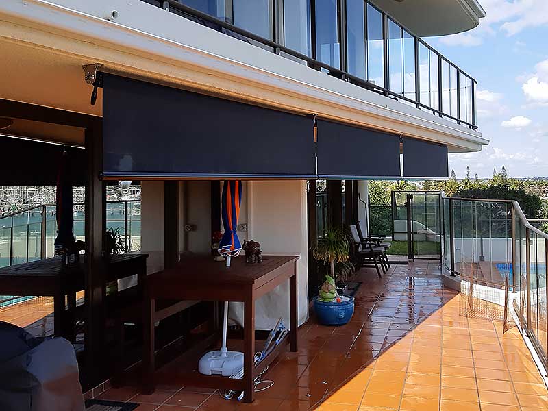 retractable wire guide awnings sunshine coast